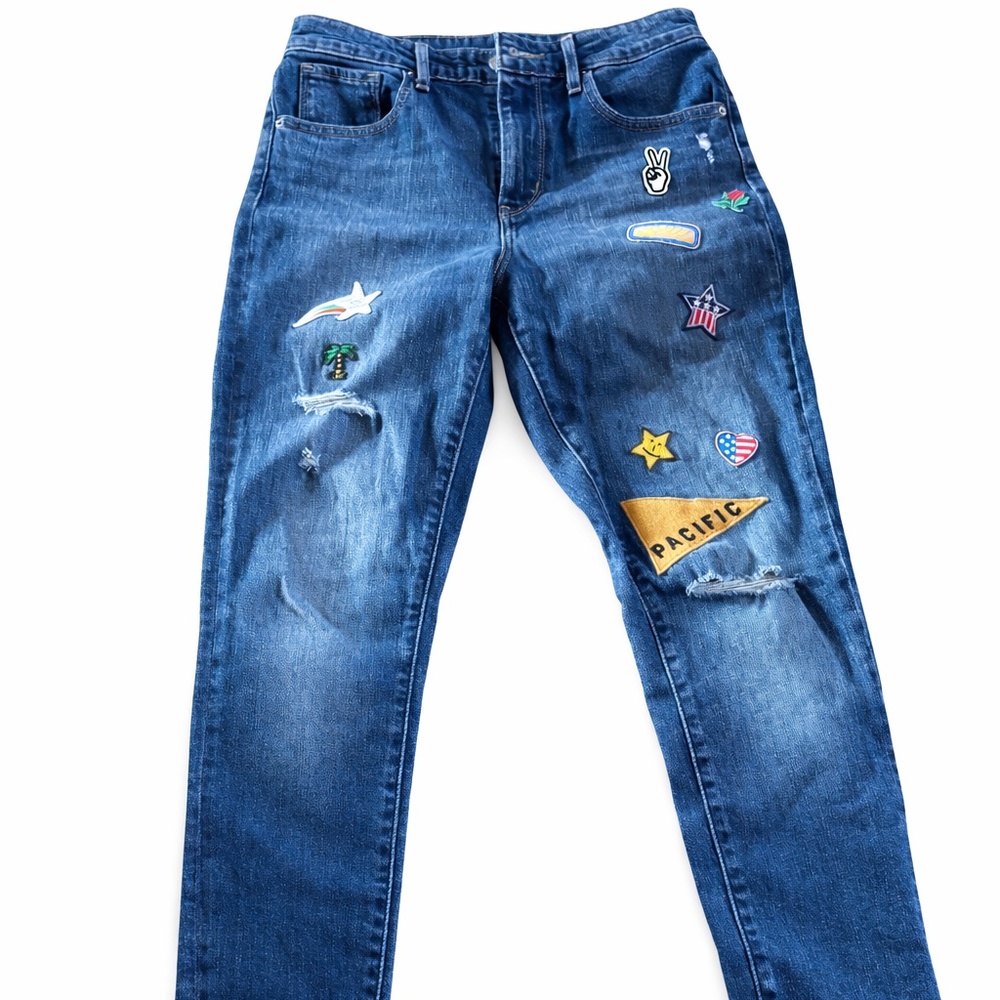 Vintage Levi’s Patchwork Jeans | Women’s W28 L30 |